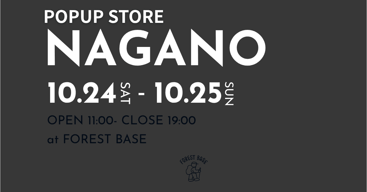 ⛰️POPUP STORE in NAGANO⛰️